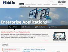 Tablet Screenshot of nichi.com